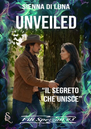 Copertina Unveiled. Kevin afferra Gabriela per un braccio con espressione rabbiosa. Sfondo ambientazione Ranch.