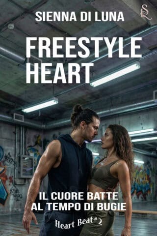 Copertina Freestyle Heart. Ryan tiene Alexa per la vita in una sala prove urban. Dance Romance